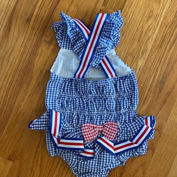 NWT Classic Whimsy Red White and Blue one piece | Size 4T - Picture 3 of 8